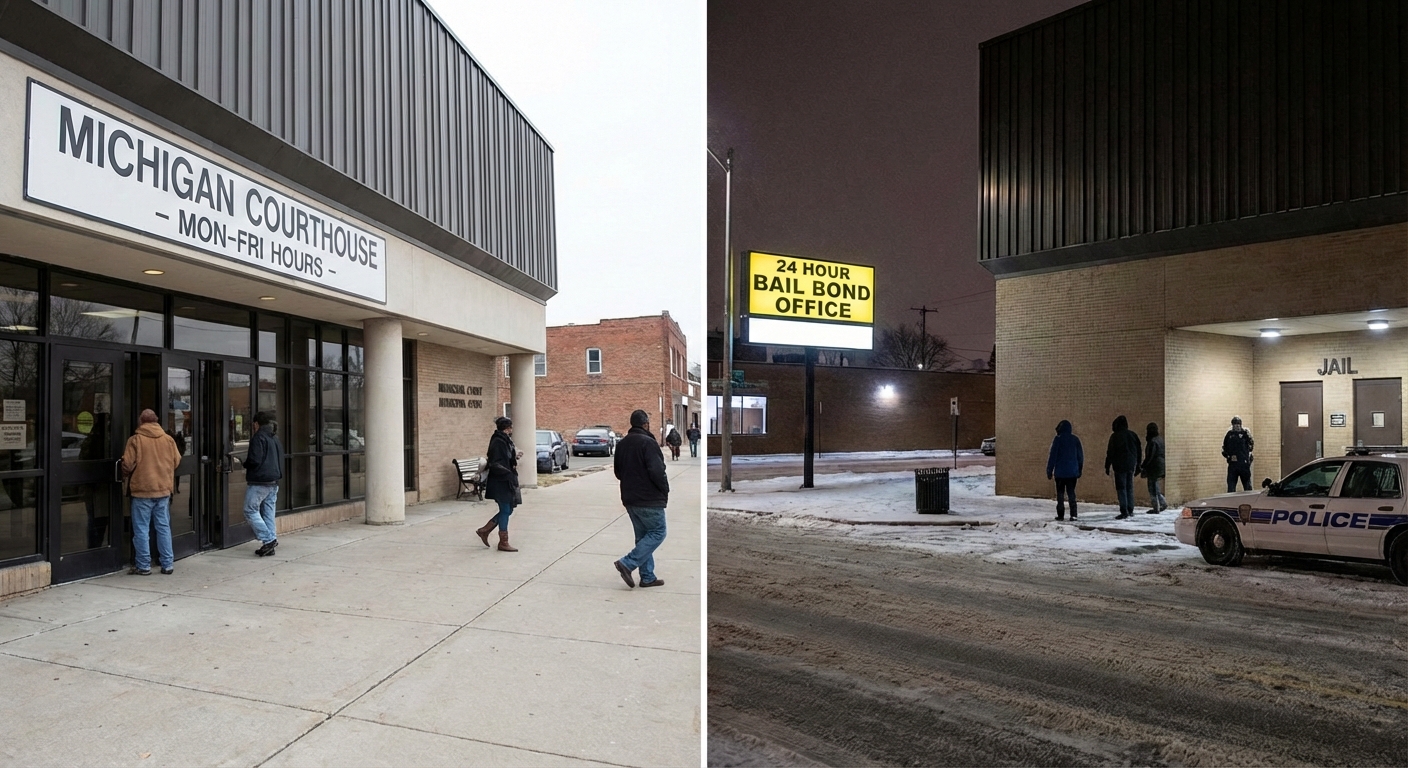 Posting bail in Michigan on weekends or holidays process and challenges