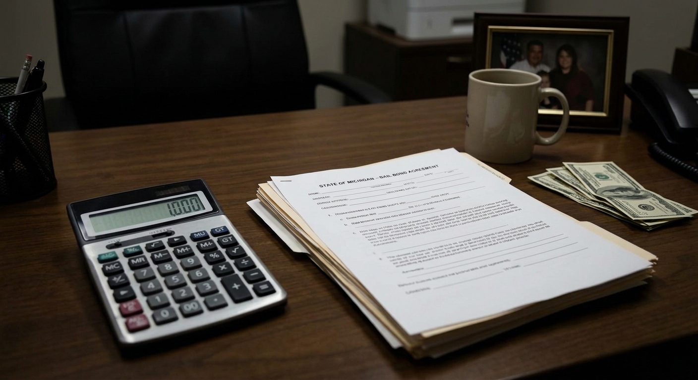 Cost breakdown and financial considerations for a $1000 bail bond in Michigan