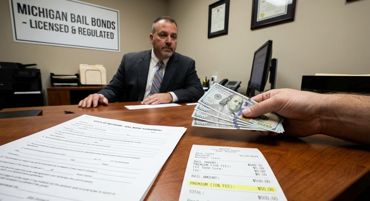 How Much Do You Pay on a $500 Bail Bond in Michigan?